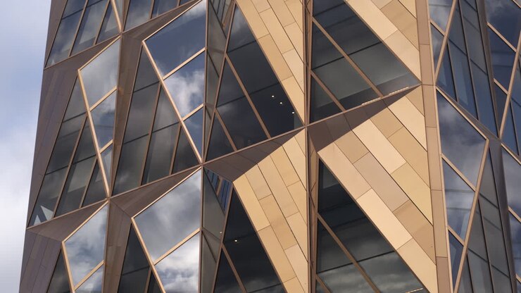 Modern Architectural Facade of a Skyscraper