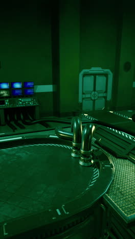 mysterious control room filled with glowing screens awaits midnight exploration