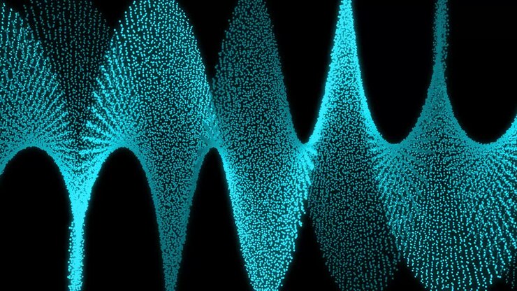Light blue color Dot Shape Pattern animation motion graphics