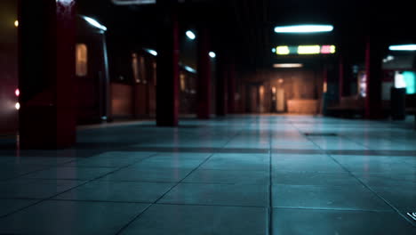 empty train station during the covid-19 pandemic