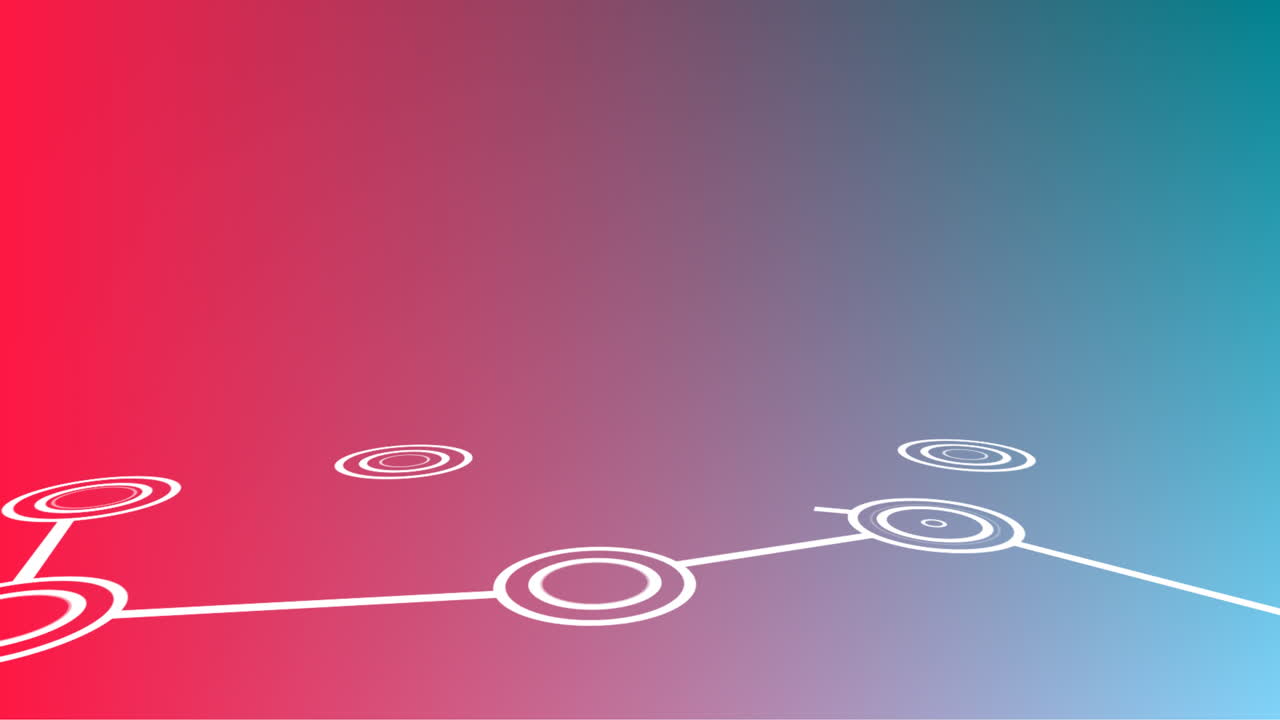 animación de la estructura química sobre un fondo de color azul a rosa