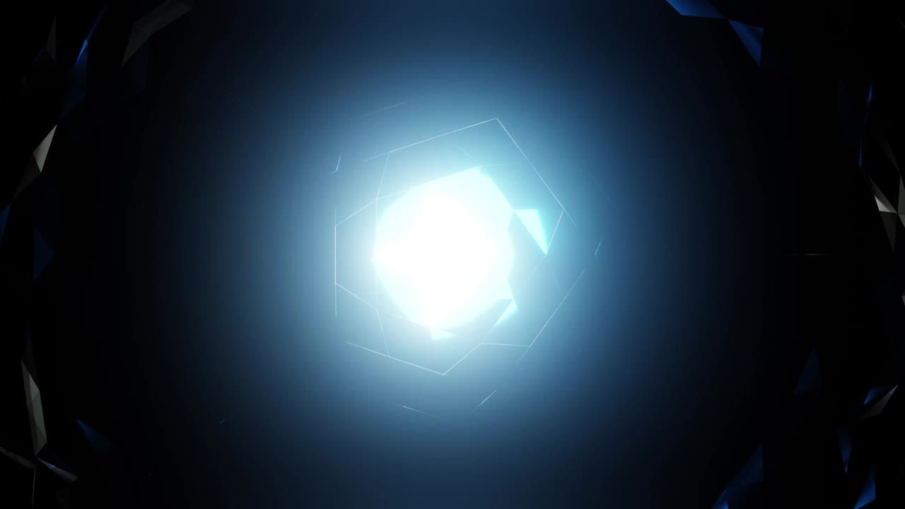 Blue mirror equalizer for music show VJ loop
