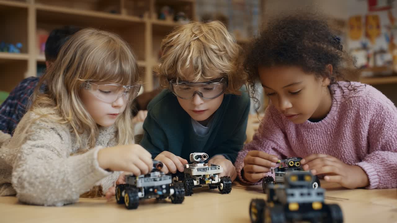 Engaging Young Innovators: Children Discover Robotics and Engineering Concepts Through Hands-On Play with Miniature Vehicles in a Creative Learning Environment