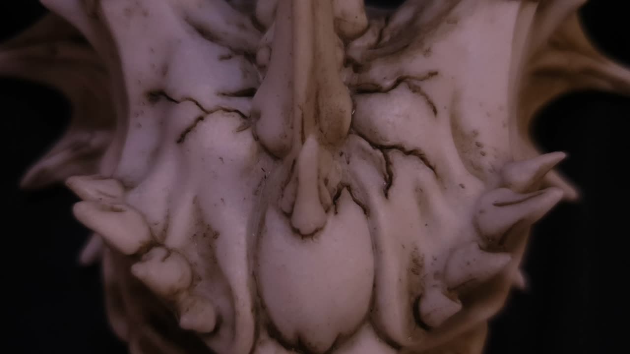 cabeza de dragón mítico