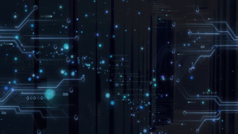 animation of computing data processing over computer servers