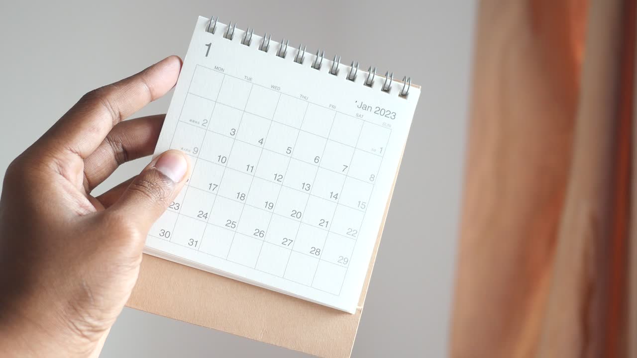 calendario de enero de 2023