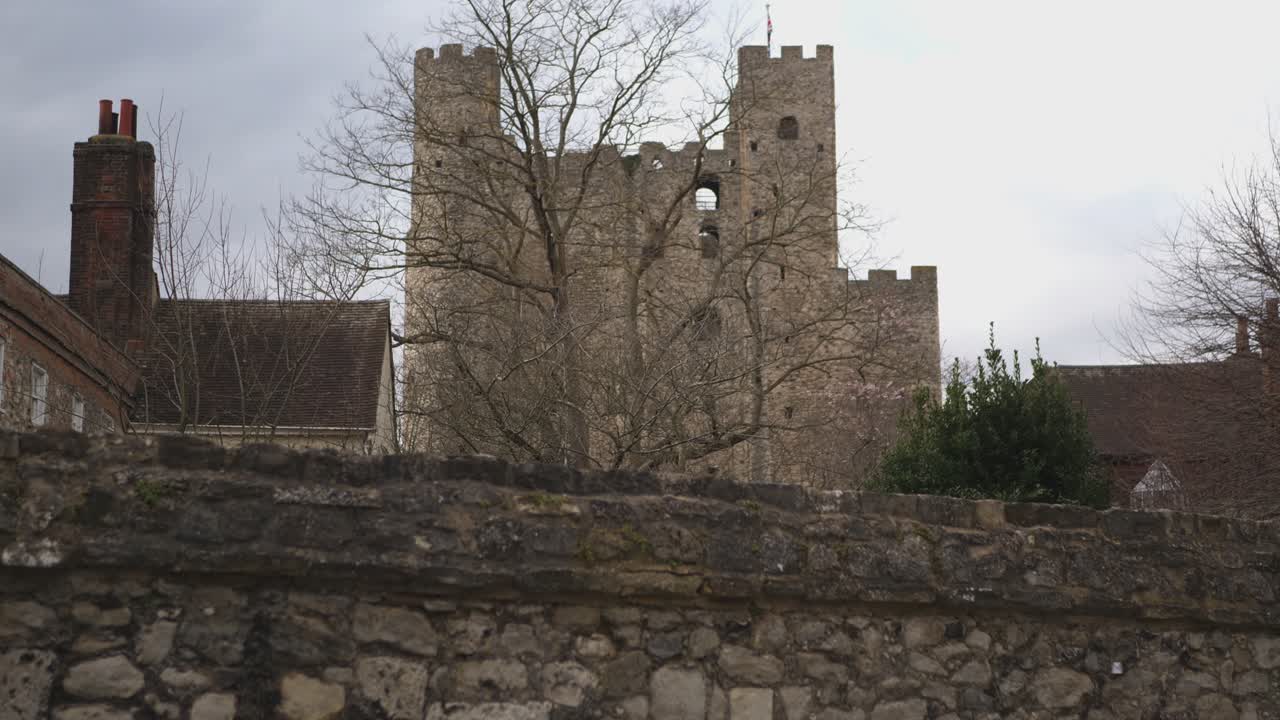 Rochester Castle in Kent,  England, United Kingdom