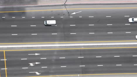 aerial view of a highway intersection