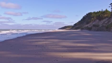 the baltic sea coast in latvia, europe