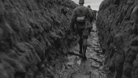 german soldiers in trenches of world war i