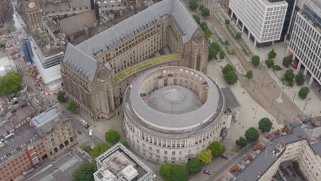 Overhead-Drone-Shot-Orbiting-Manchester-Central-Library-04