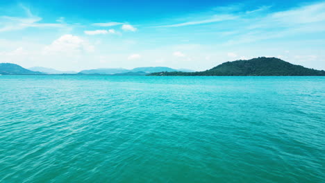 tranquil tropical ocean view