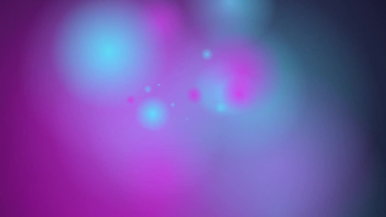 Abstract Motion Background with Soft Blue and Purple Glowing Orbs