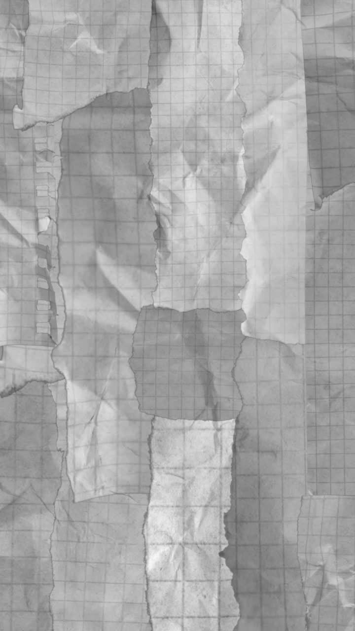 Abstract Crumpled Paper Texture Loop with Color Change