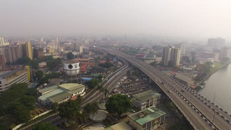 aerial view of lagos island