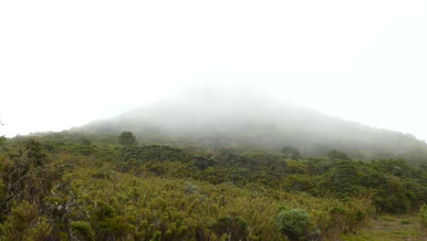 Misty-Covered-View-Of-Mount-Arenal-In-Costa-Rica