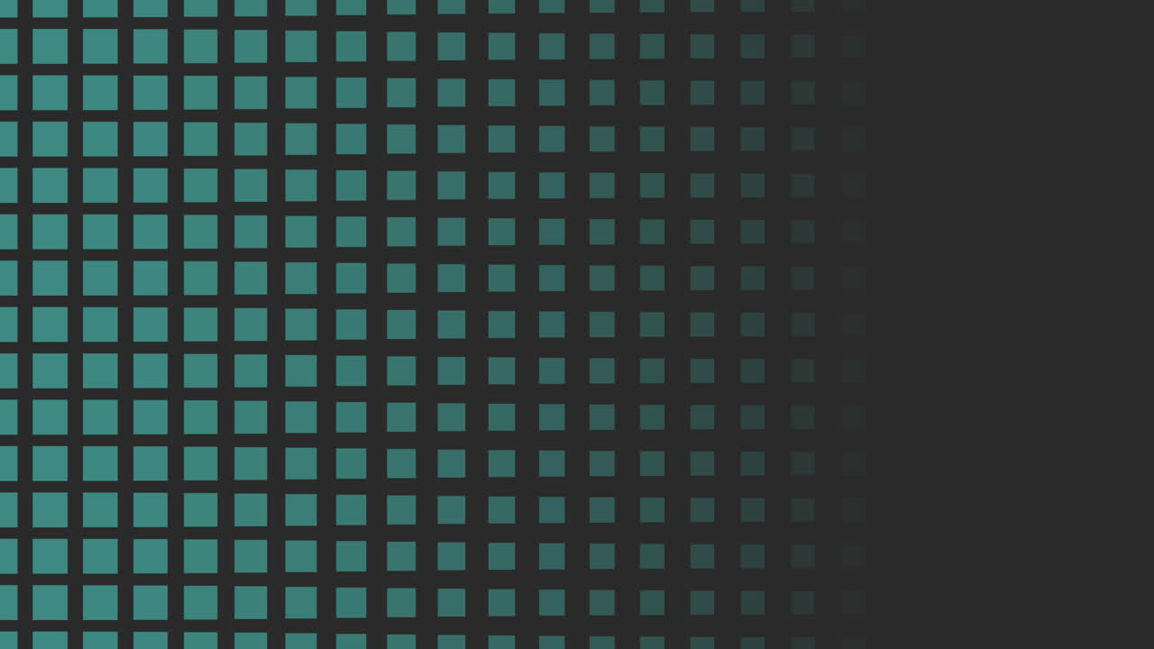 Motion geometric green squares abstract background