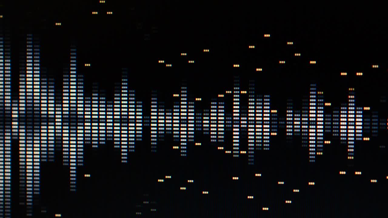 Schedule of music. Musical sound on graphics