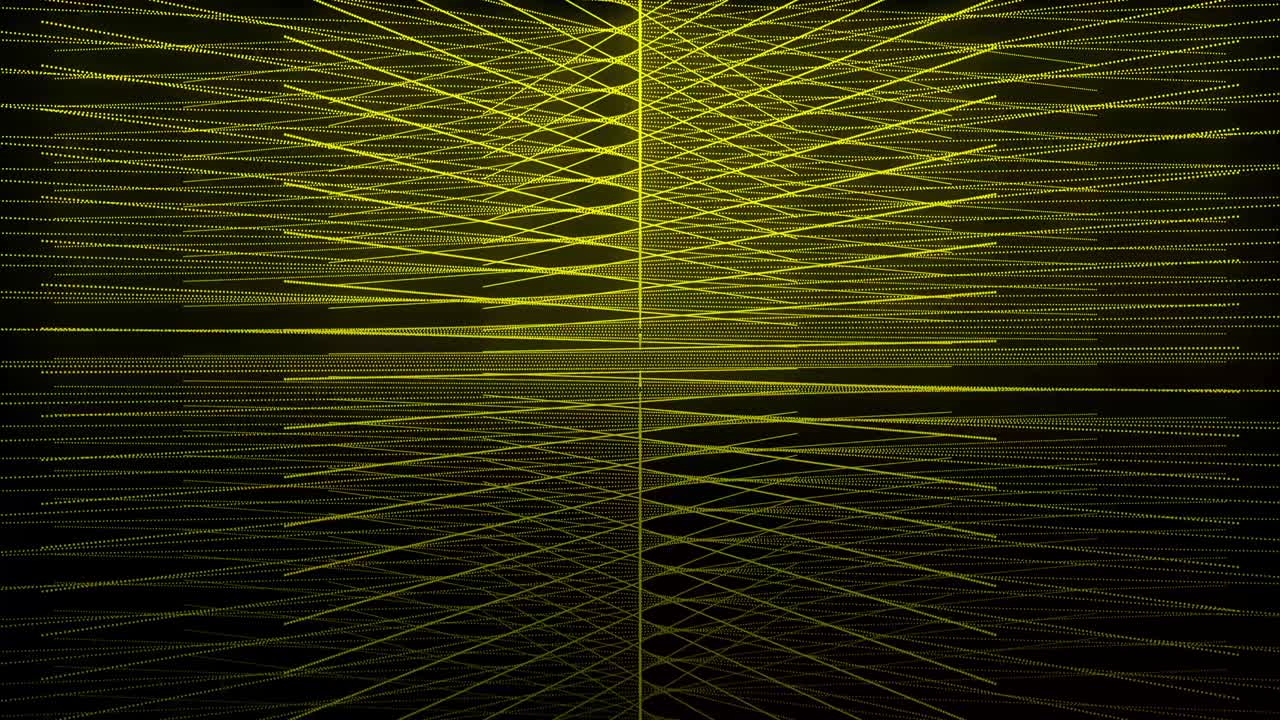 patrón de forma de punto de color amarillo animación gráficos de movimiento
