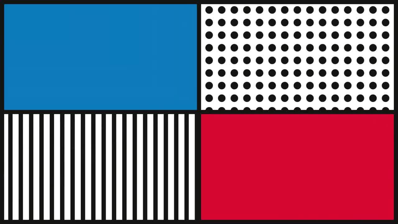 animación retro al estilo de los años 80