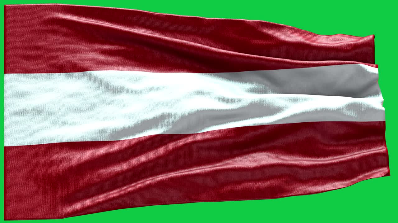 4k bandera muy detallada de austria - bandera de austria alto detalle - bandera nacional de austria patrón de ondas elementos en bucle