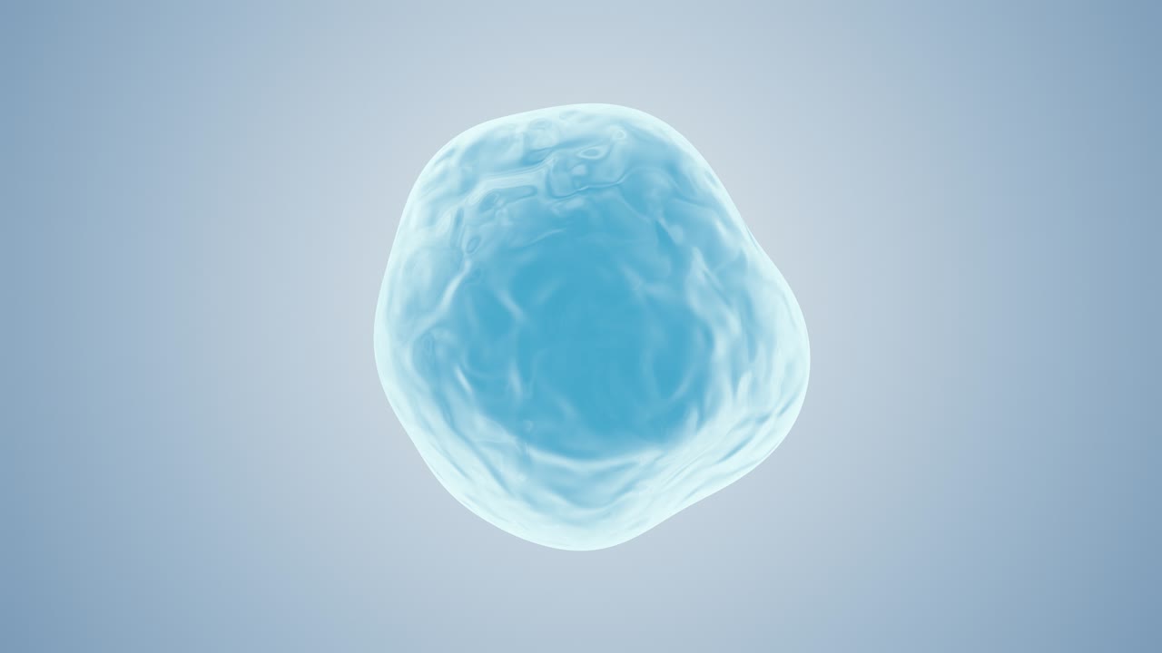 액체 상태의 물의 애니메이션.