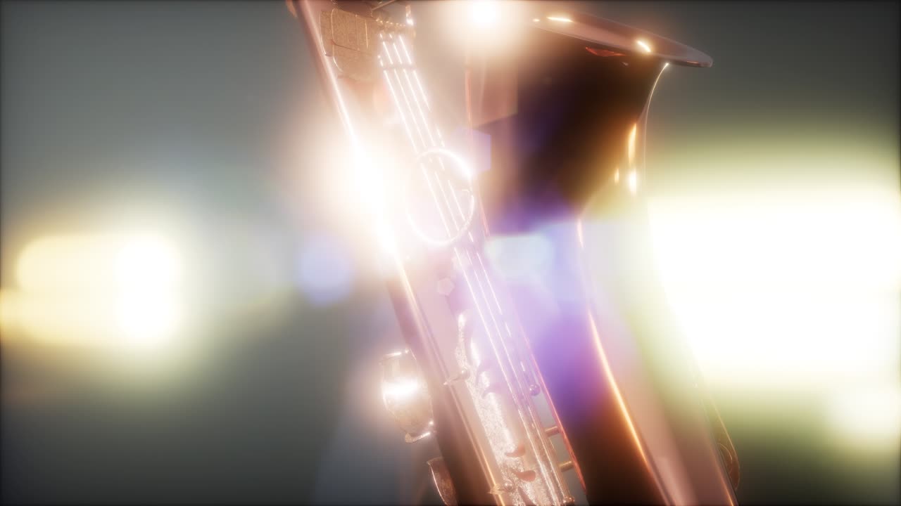 클로즈업 색소폰 재즈 악기