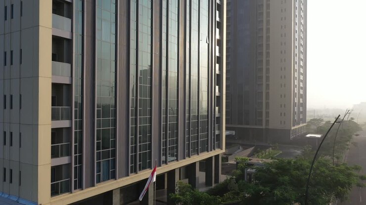Moderno edificio di appartamenti in città