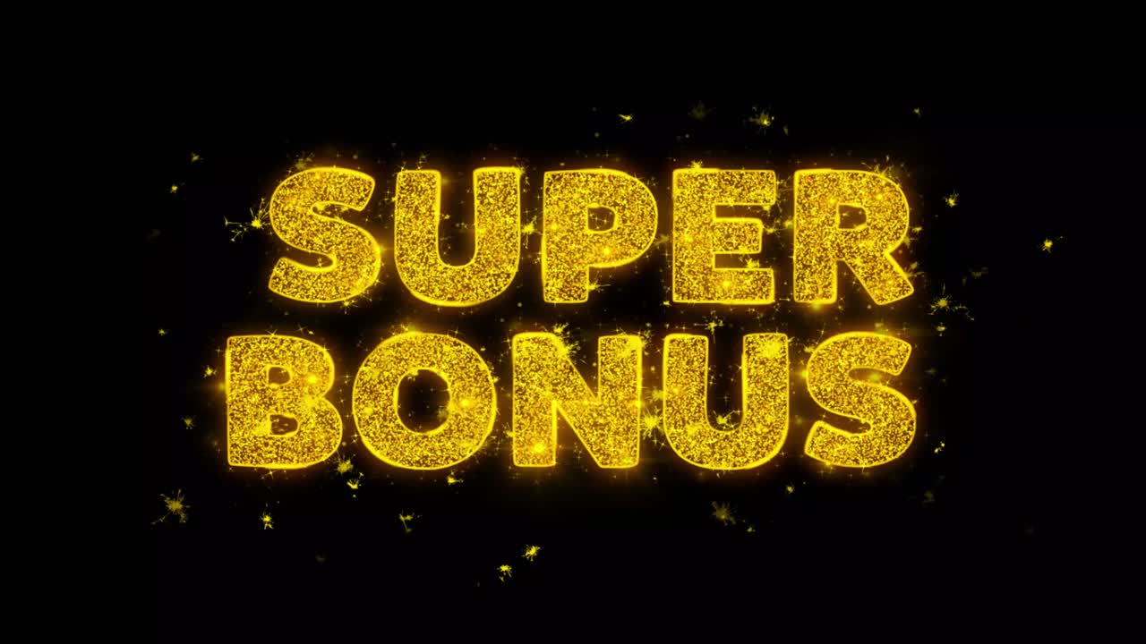 Super Bonus Funkelnder Texteffekt