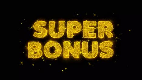 super bonus sparkling text effect
