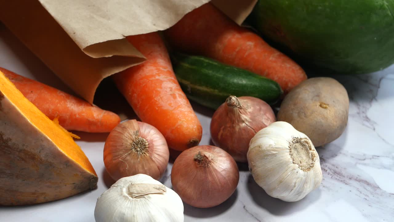 Assortment of fresh vegetables
