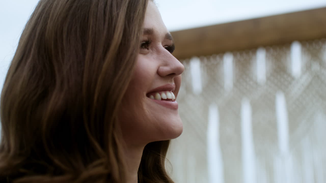 primer plano de la hermosa novia