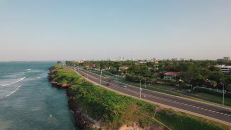 Cityscape-of-Masaki,-an-administrative-ward-in-Kinondoni-District-of-the-Dar-es-Salaam-Region-in-Tanzania