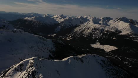 aerial view of mount chief pascall in british columbia, canada