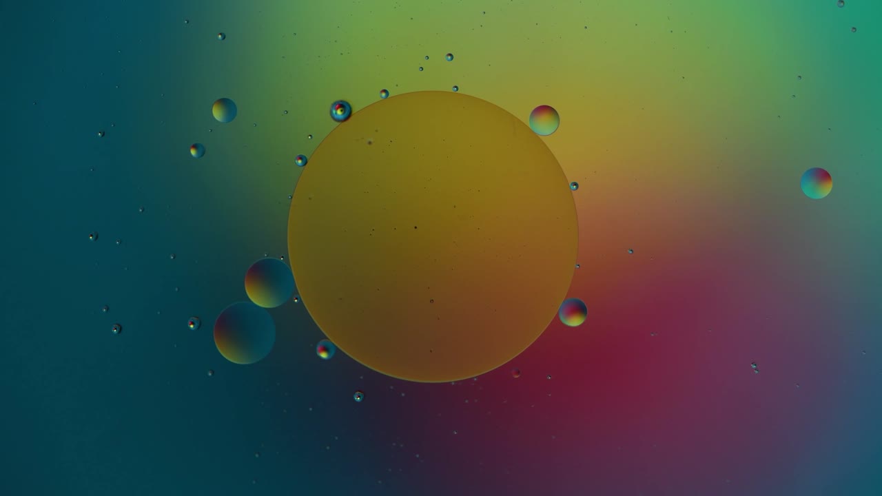 Färgglada abstrakta bubblor