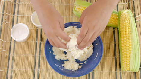 Arepas,-Venezuelan-dish-made-of-corn-flour