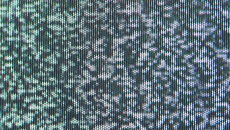 pantalla de televisión distorsionada