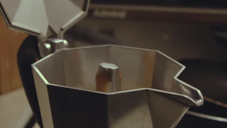 coffee foam coming out of espresso maker and its closed