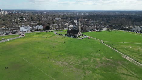 Drohne-Von-Blackheath-Im-Südosten-Londons,-4K-Luftaufnahmen