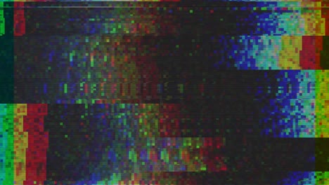 diseño único abstracto animación digital ruido de píxeles error de fallo daño de video