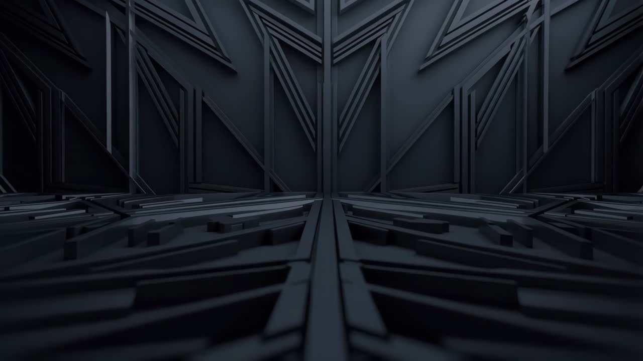 Dark Futuristic Geometric Abstract Background