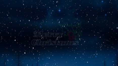 Animation-Des-Textes-„Frohe-Weihnachten“-über-Fallendem-Schnee