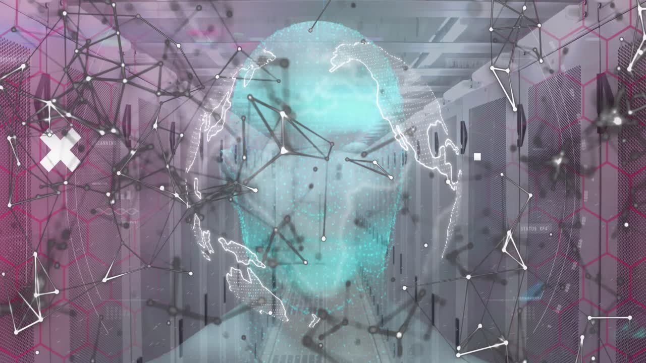 글로벌, 크로스 및 서버를 통해 연결의 애니메이션