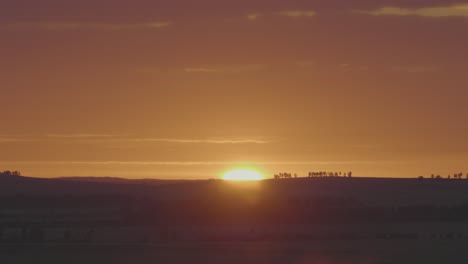 sunrise over hills