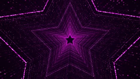 glamour púrpura partículas de estrella rosa forma de fondo. cuenta con partículas, brillo, rayas, luces intermitentes, llamaradas de lente, resplandor de estrellas, borrón de movimiento.