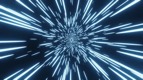 background video material that moves in the space of particles blue time slip graphic video