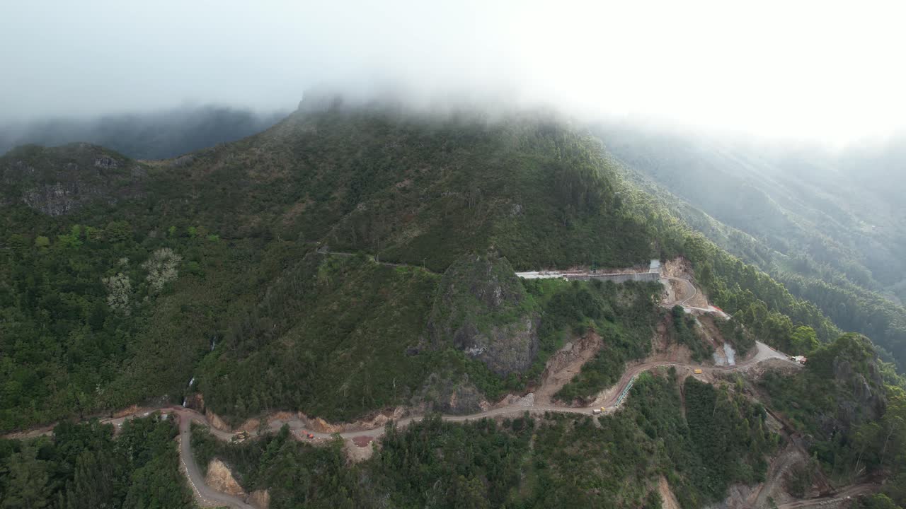 naturaleza impresionante en miradouro eira do serrado en las islas de madeira, portugal, europa