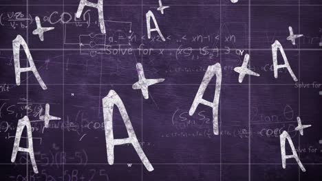 Animation-of-moving-mathematical-formulas-over-blackboard