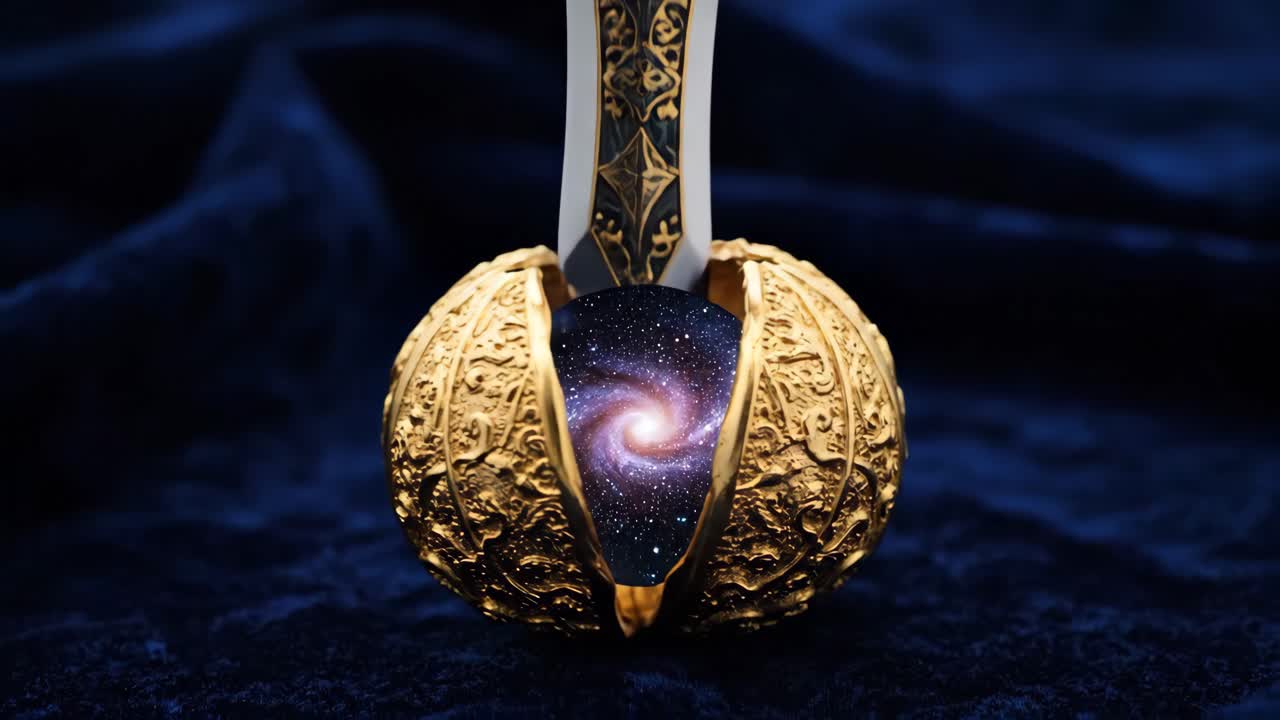 Sword Piercing Cosmic Orbs