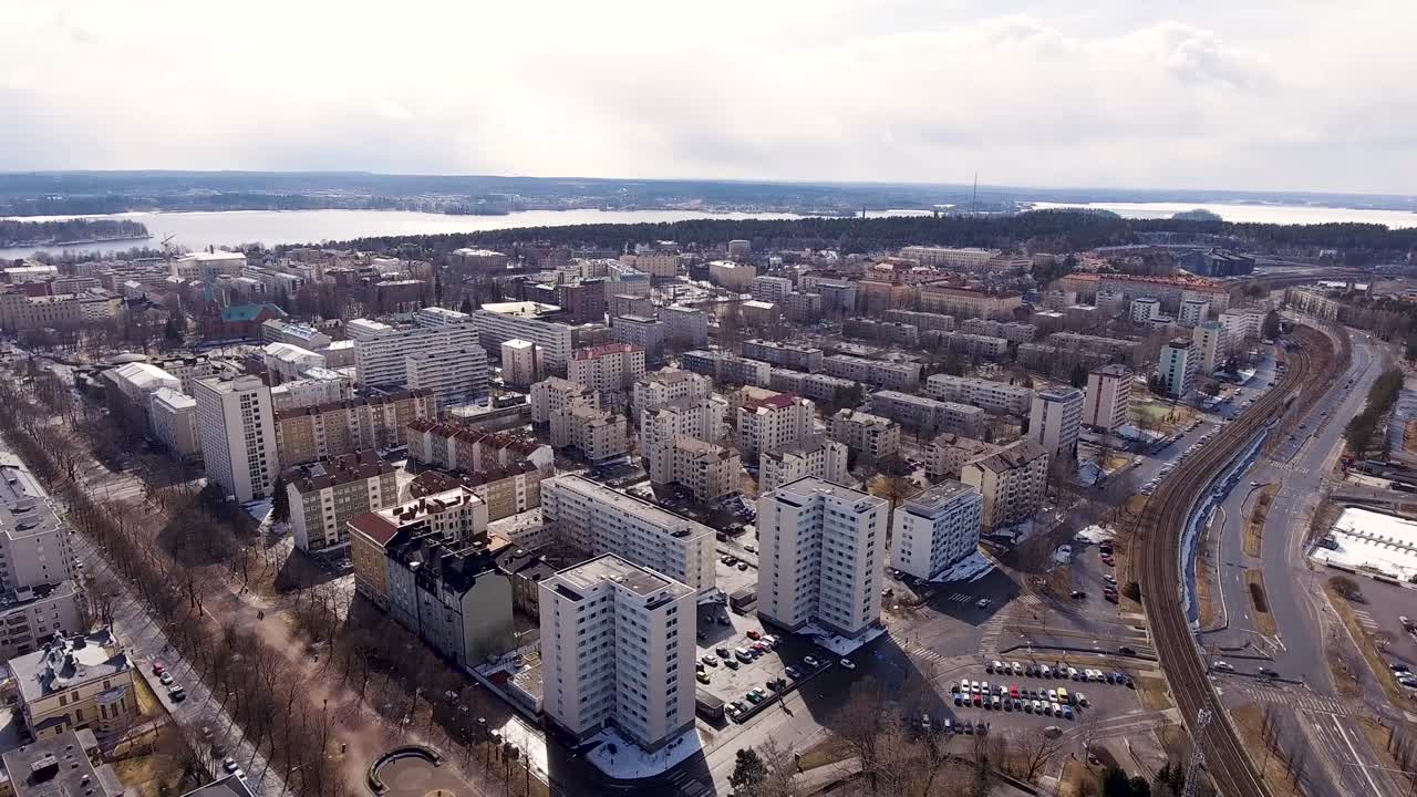 vista aérea de una autopista